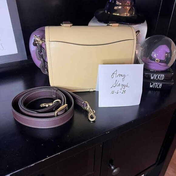 Coach Rogue Top Handle in Hay/Colorblock - Picture 2 of 5